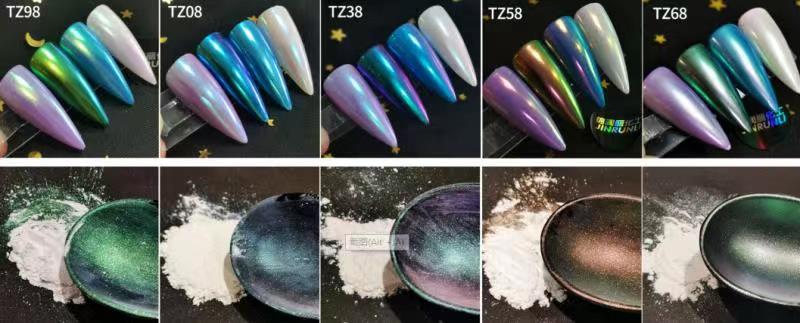 How to use nail glitter pigment