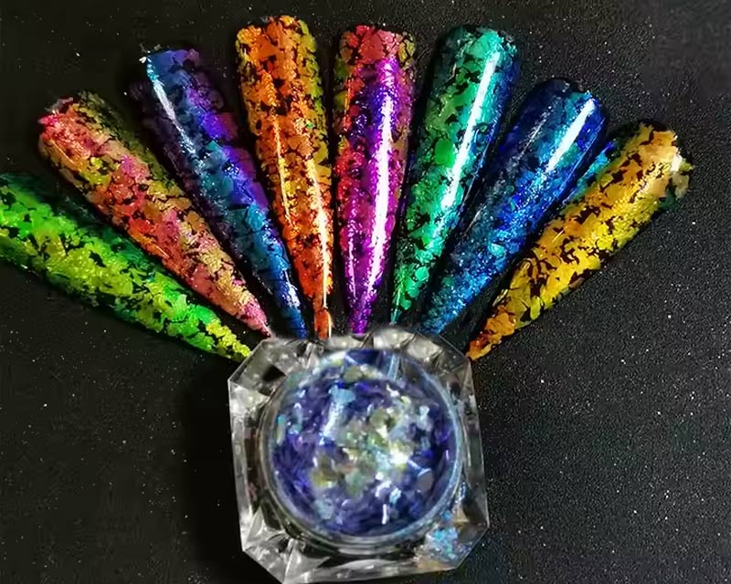 CCF01 Chameleon Flake Color Opal Powder Glitter Flakes