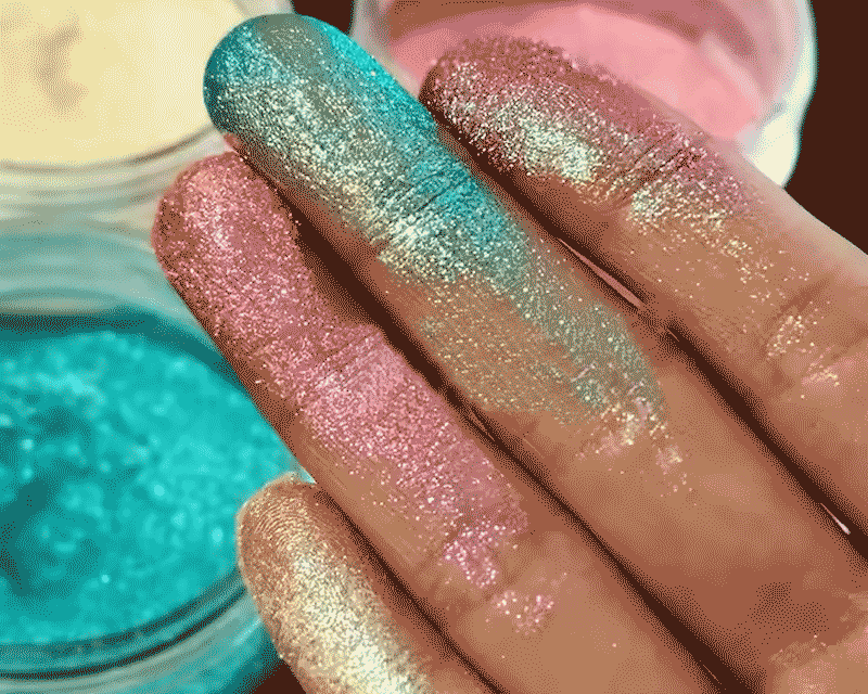 DP19 rainbow candy eyeshadow high pigment